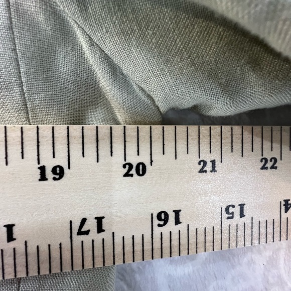 LANDS END LINEN BLEND BLAZER JACKET 10P 10 PETITE M/L SHORT QUALITY 477 - Picture 6 of 16